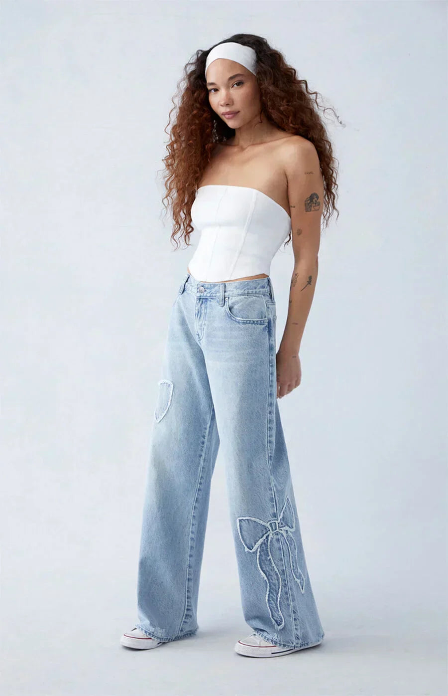 Bow Baggy Jeans™